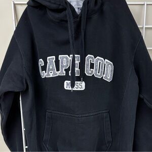 Embroidered Cape Cod hooded sweatshirt size medium. 70/30 cotton/poly. EUC.